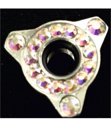 Ecrou Strassé Comet Silver Nuts , Kit De 8. 4 Ecrou Strassé Comet Silver Nuts , Kit De 8. – Image 2