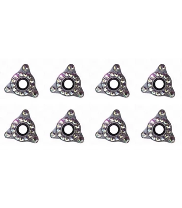 Ecrou Strassé Comet Silver Nuts , Kit De 8. 5 Ecrou Strassé Comet Silver Nuts , Kit De 8. – Image 3