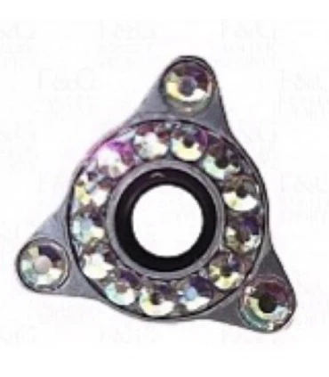 Ecrou Strassé Comet Silver Nuts , Kit De 8. 3 Ecrou Strassé Comet Silver Nuts , Kit De 8.