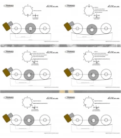 Platines Roll Line Linea, Set Complet -ccm Soldes platines roll line linea set complet 14