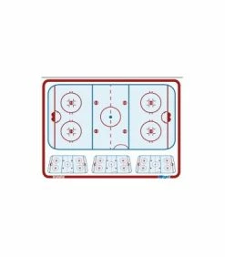 Tableau Coach Flexible 61 X 81 Hockey TOPO