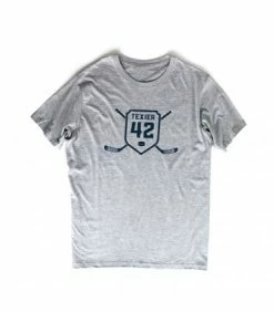 Tee-shirt Crosses A.TEXIER Gris Adulte