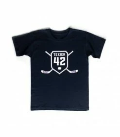 Tee-shirt Crosses A.TEXIER Bleu Navy Enfant