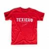 Tee-shirt Signature A.TEXIER Rouge Enfant -ccm Soldes tee shirt signature atexier rouge enfant